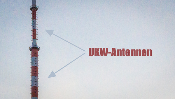 UKW-Antennen am Berliner Fernsehturm | Foto: © Jörg Wagner